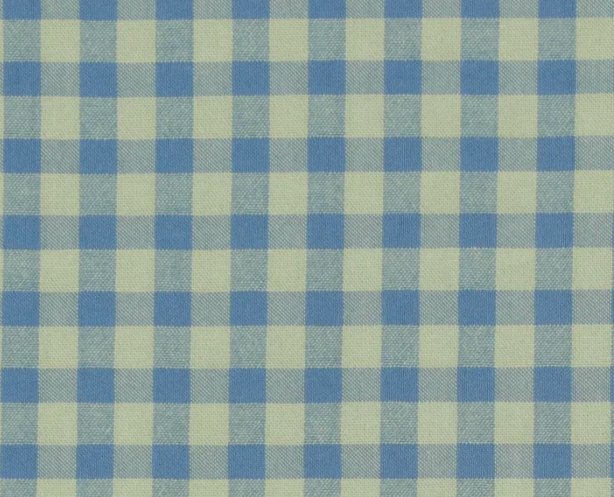 Housse de coussin Vichy Vert & Bleu LINJE