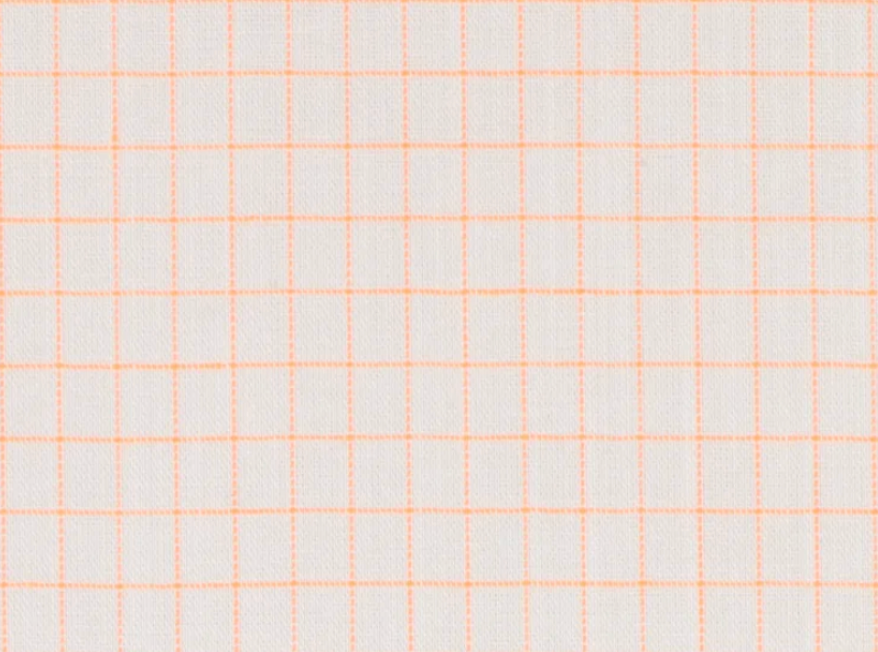 Paréo Rayé - Blanc & Rayures Oranges LINJE