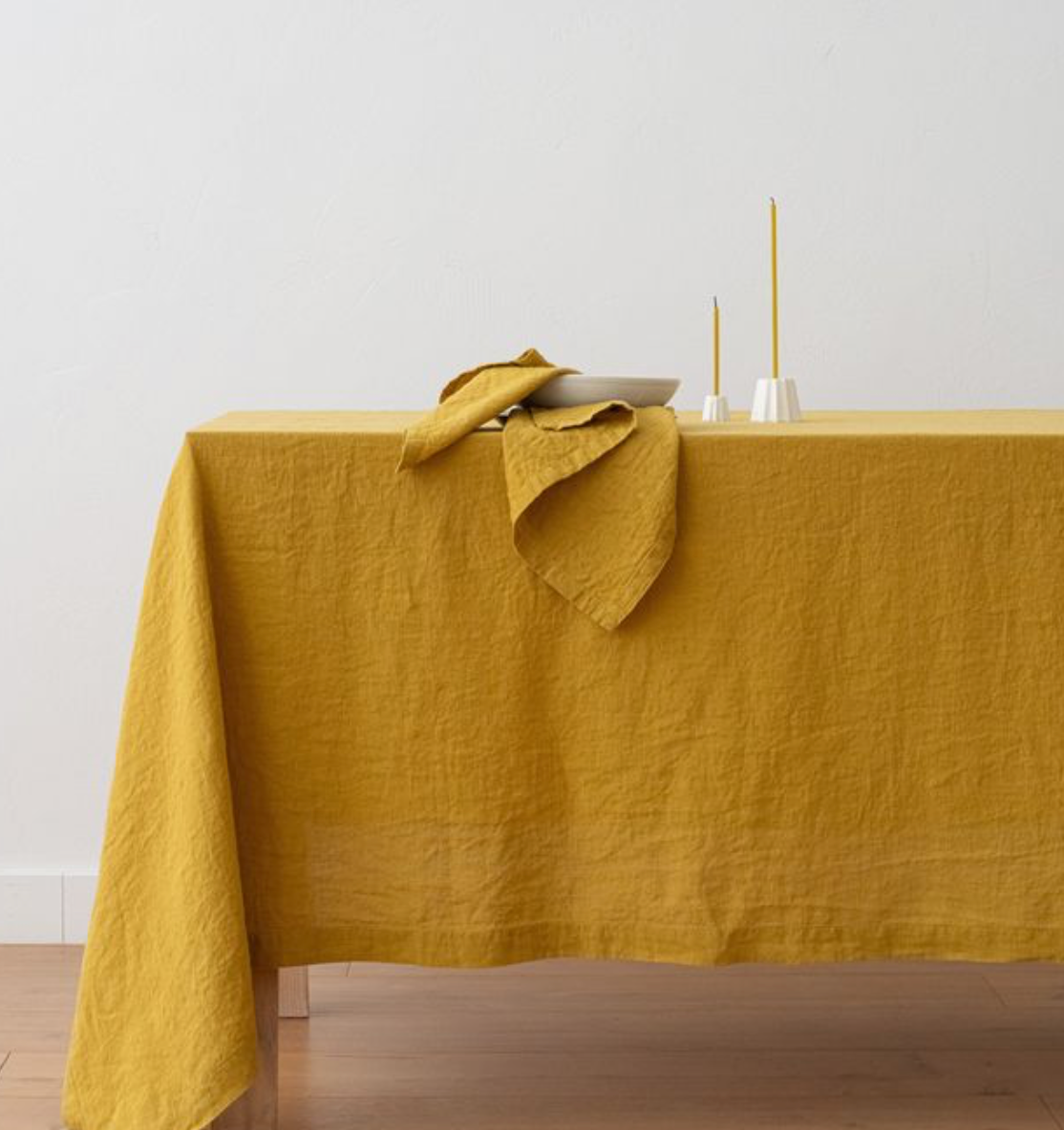 Nappe Lin & Coton - Jaune LINJE