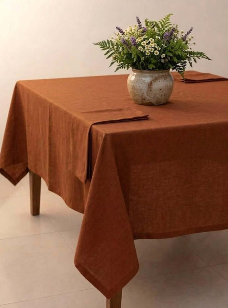 Nappe Lin & Coton - Terracota LINJE