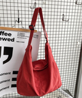 Sac Bandoulière Lin & Coton - Rouge LINJE