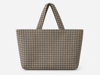 Cabas Vichy Beige & Anthracite LINJE