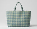 Cabas Vichy Vert & Bleu LINJE