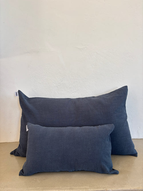 Housse de coussin Lin & Coton - Anthracite LINJE