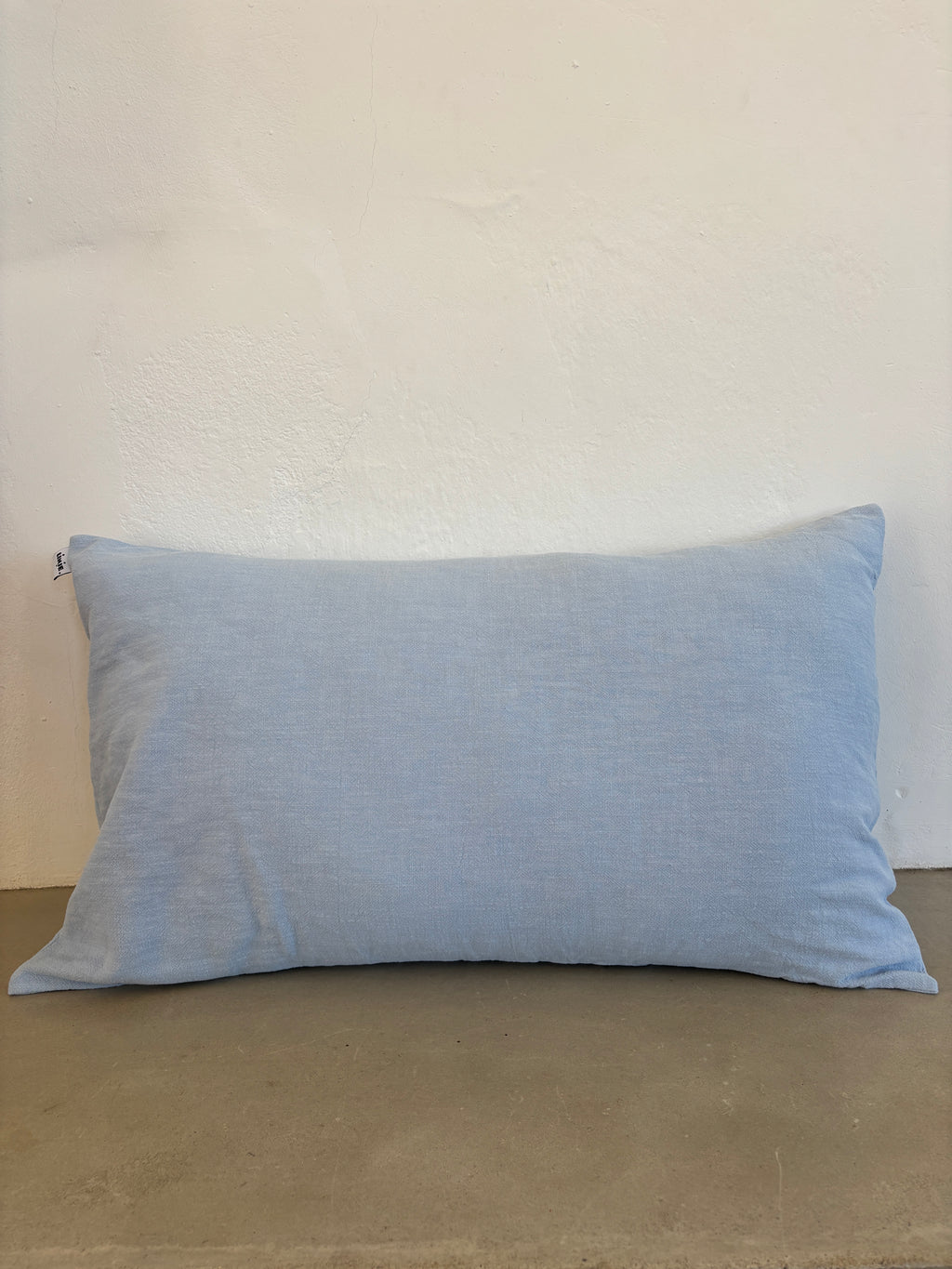 Housse de coussin Lin & Coton - Bleu Clair LINJE