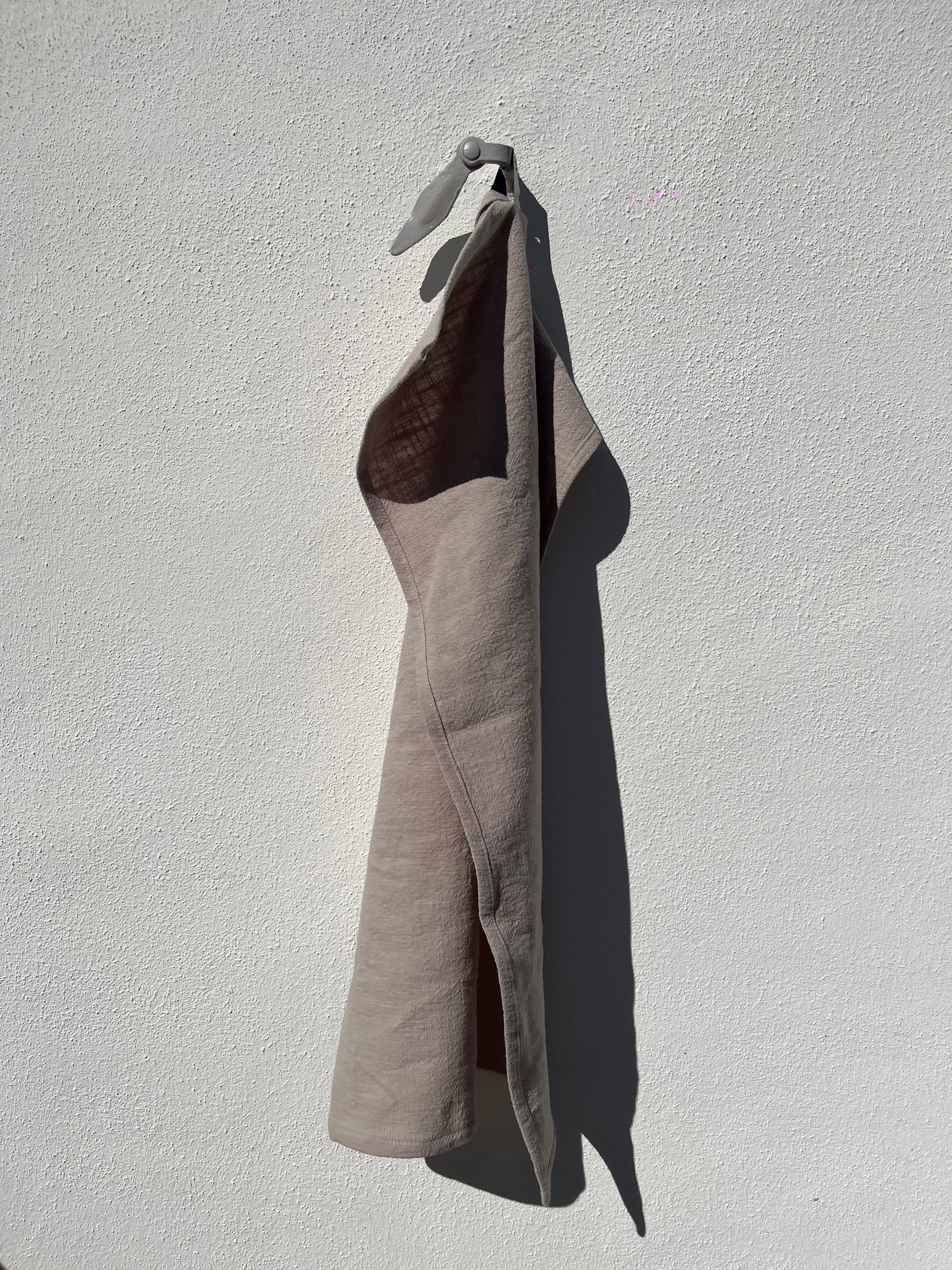 Torchon Lin & Coton - Gris Clair LINJE