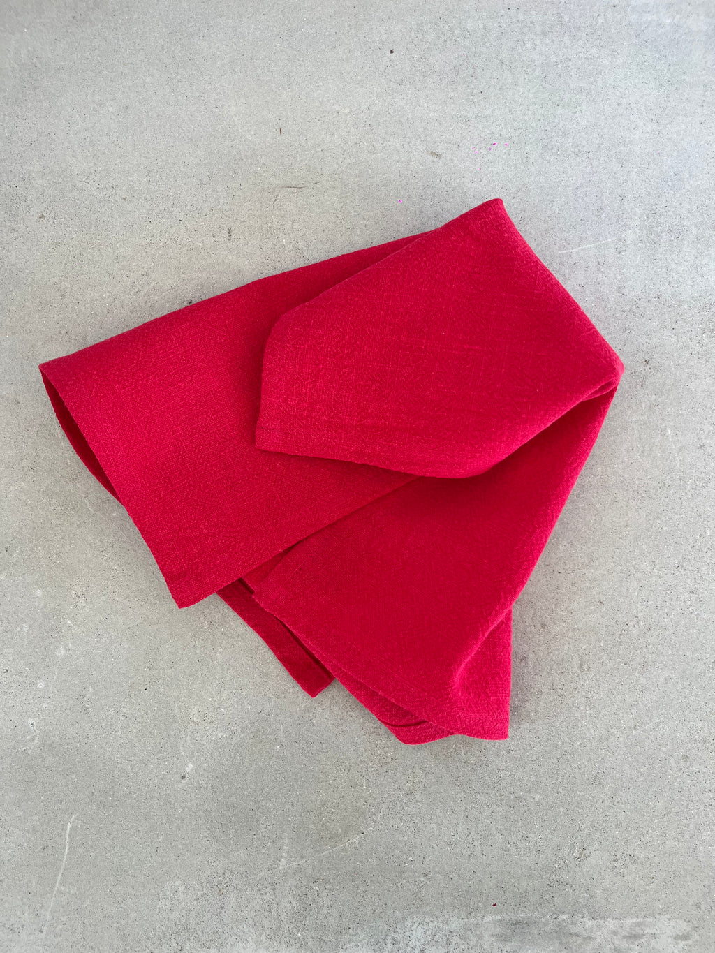 Serviette de table Lin & Coton - Rouge LINJE