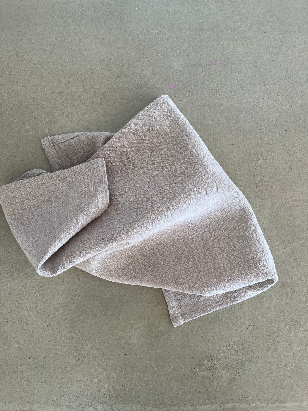 Serviette de table Lin & Coton - Gris Clair LINJE