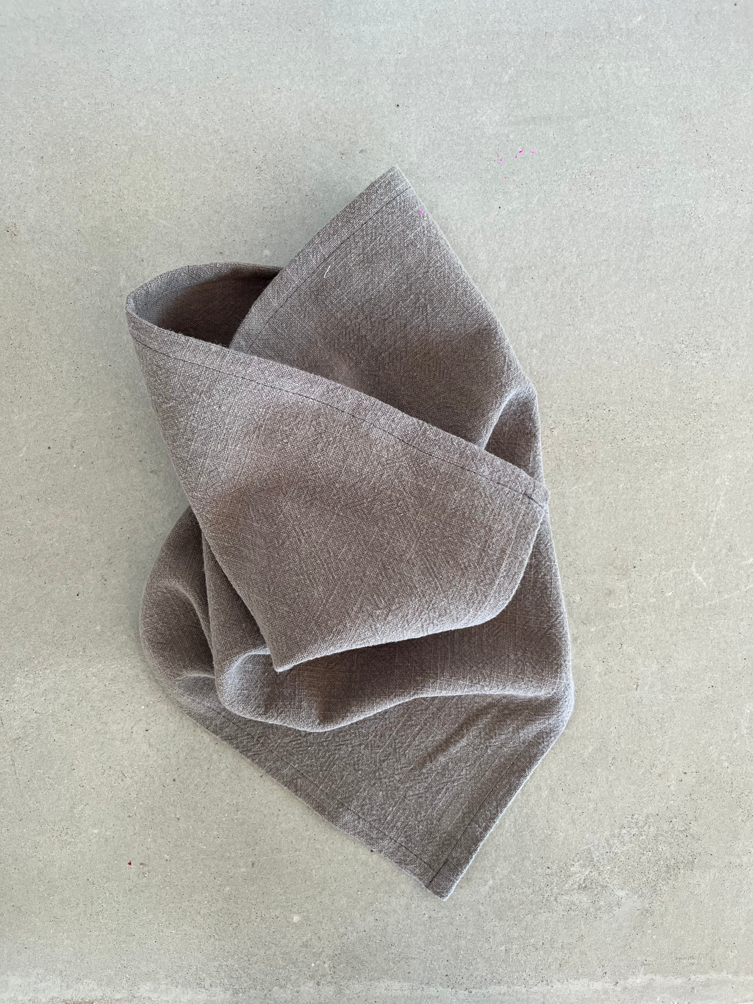 Serviette de table Lin & Coton - Brun LINJE