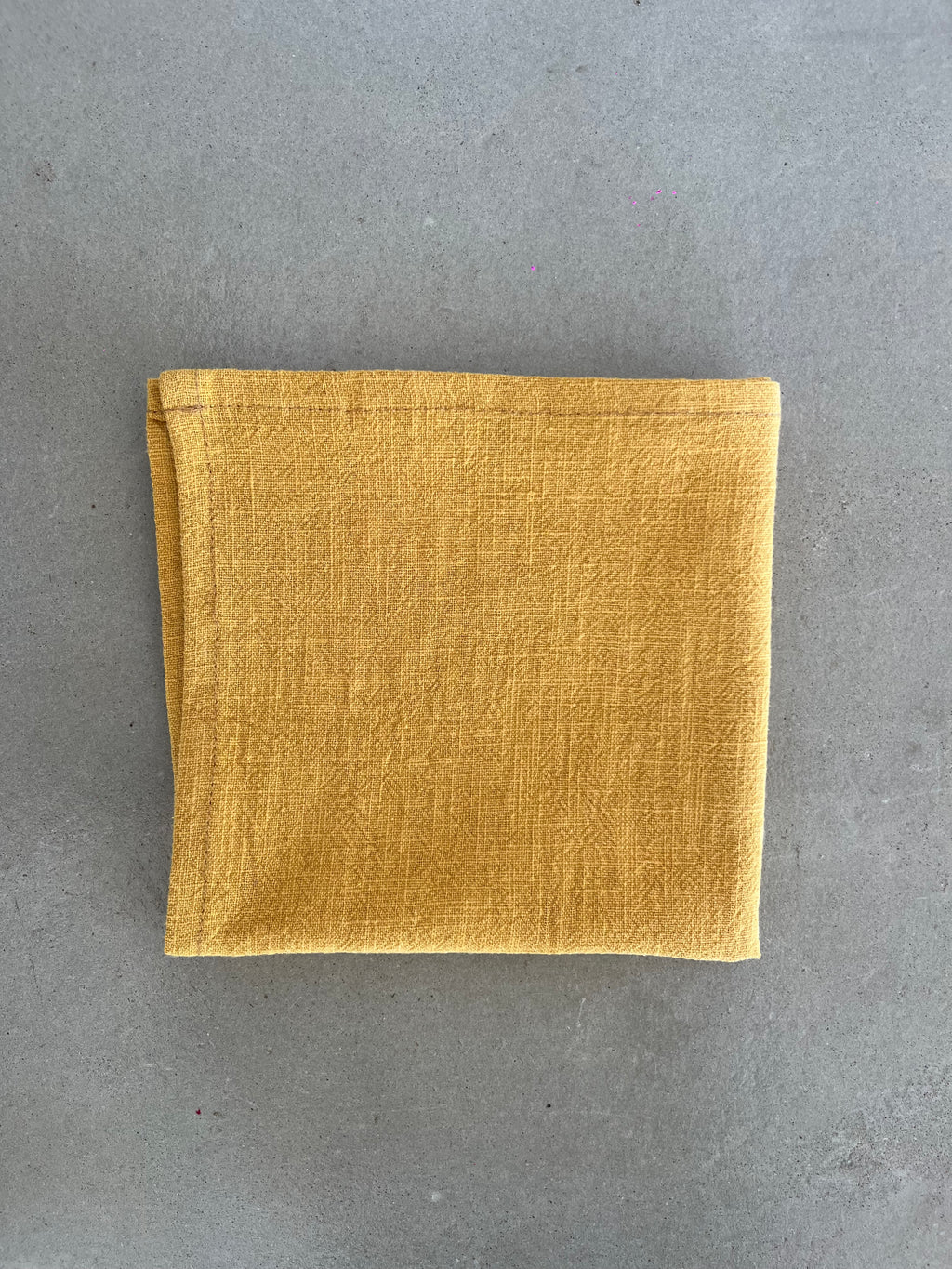 Serviette de table Lin & Coton - Jaune LINJE