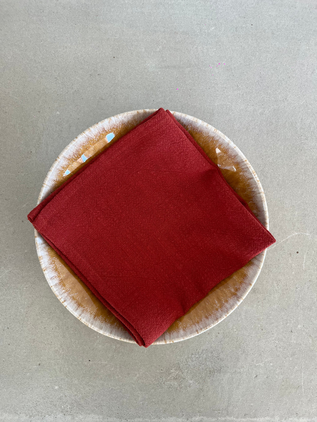 Serviette de table Lin & Coton - Terracotta LINJE