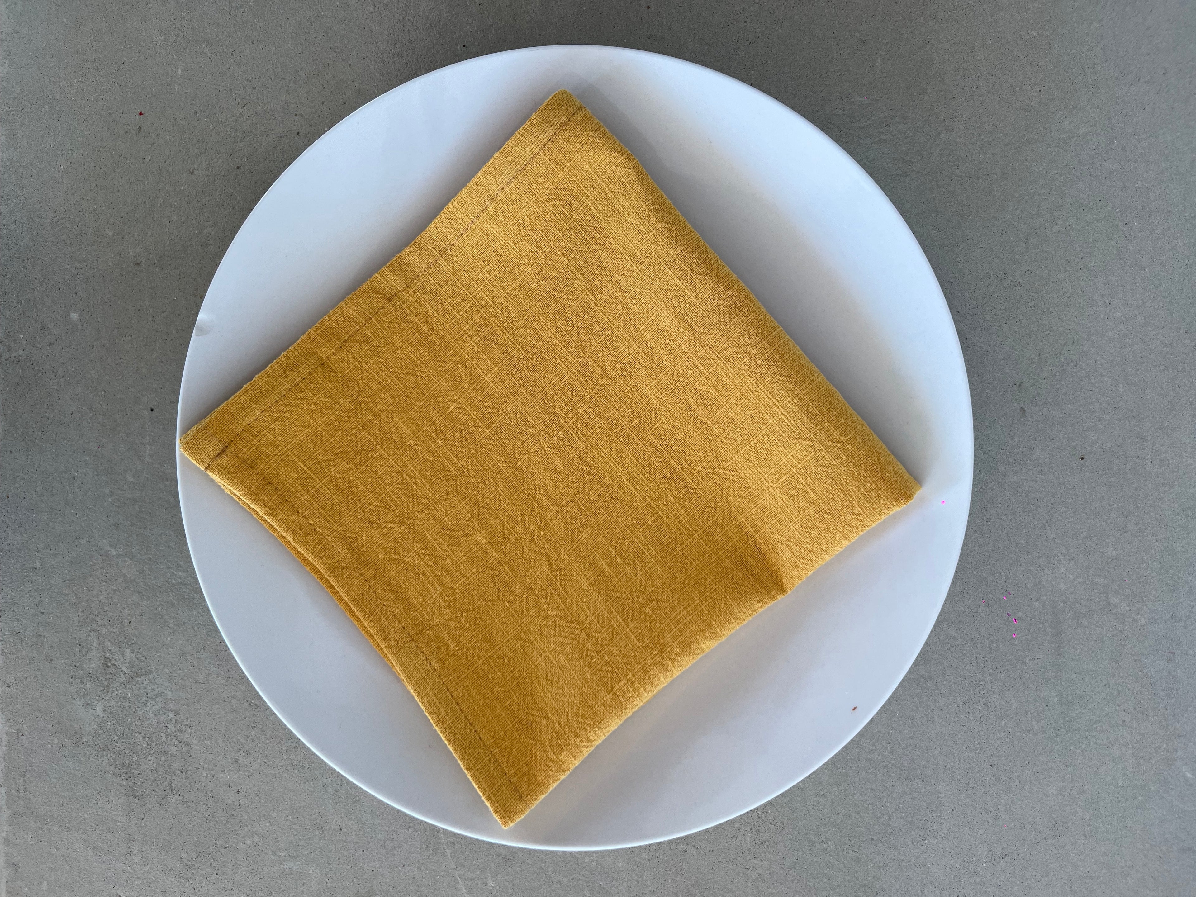 Serviette de table Lin & Coton - Jaune LINJE