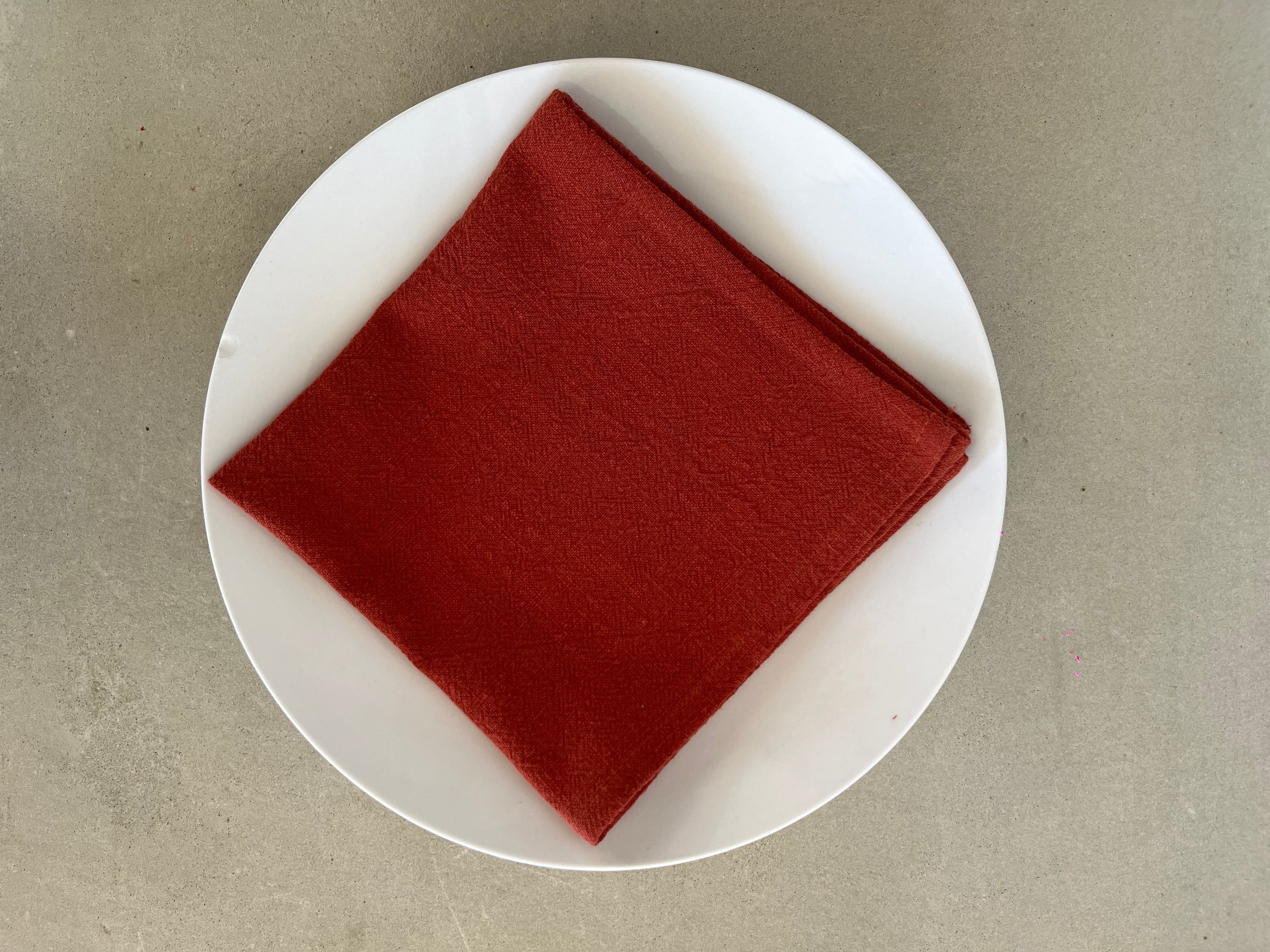 Serviette de table Lin & Coton - Terracotta LINJE