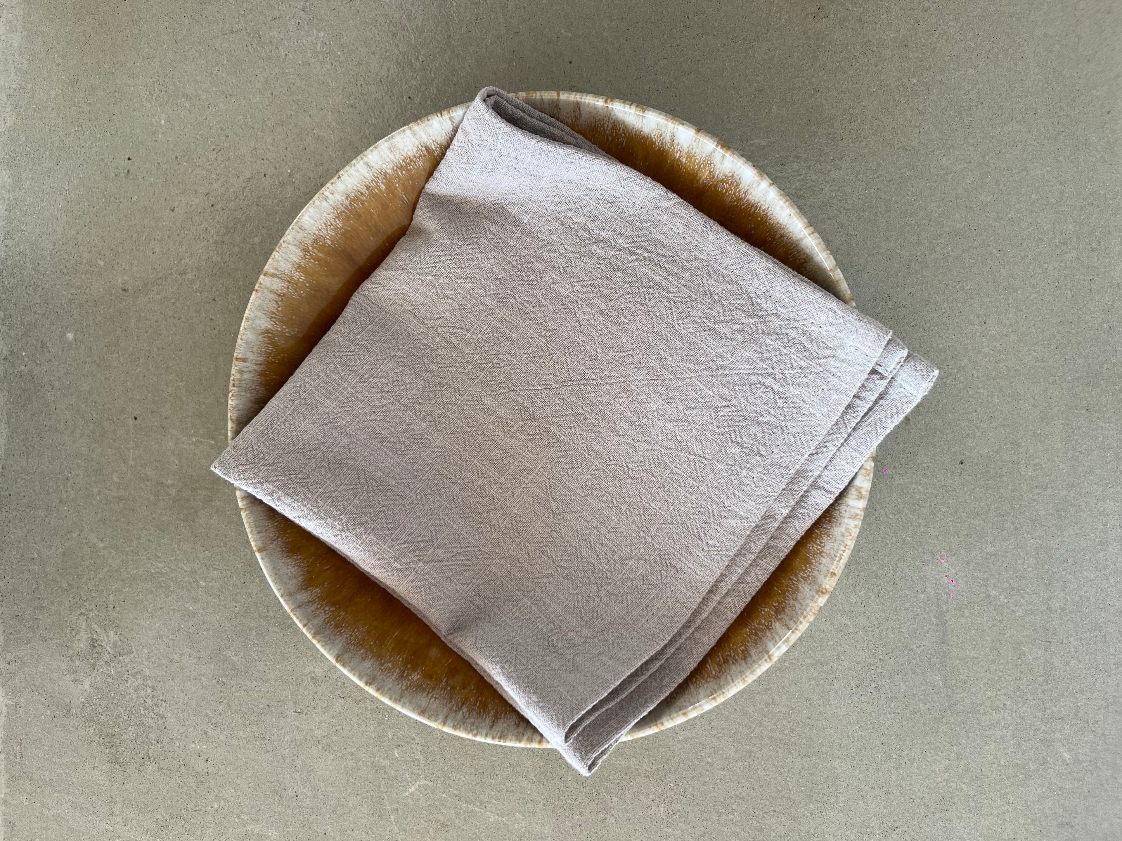 Serviette de table Lin & Coton - Gris Clair LINJE