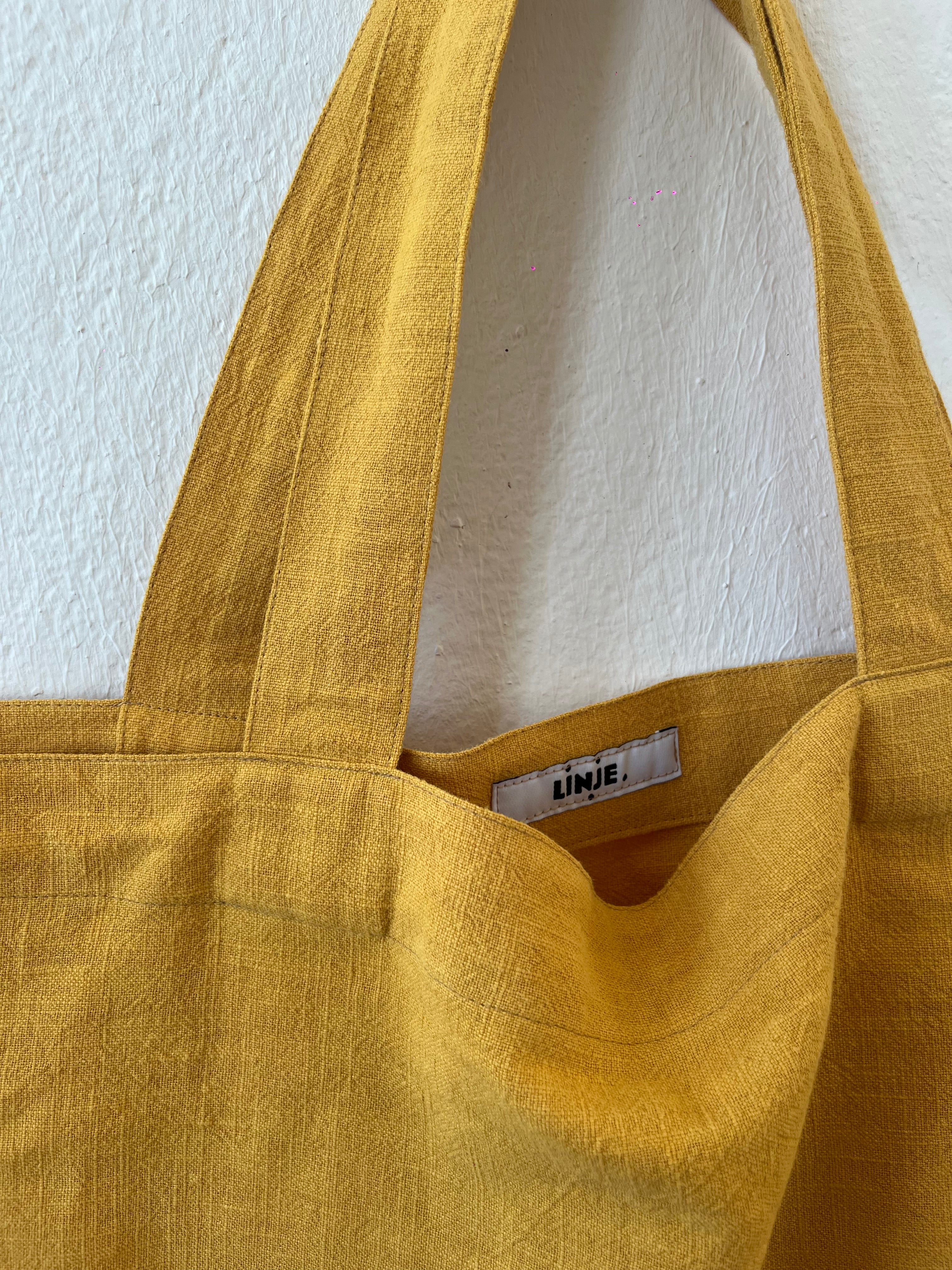 Cabas Lin & Coton - Jaune LINJE