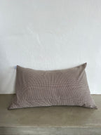 Housse de coussin Mini Vichy Beige & Anthracite LINJE