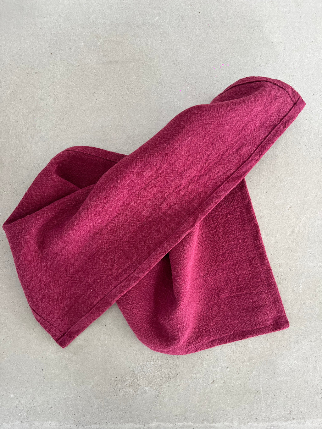 Serviette de table Lin & Coton - Bordeaux LINJE