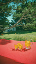 Nappe Lin & Coton - Rouge LINJE
