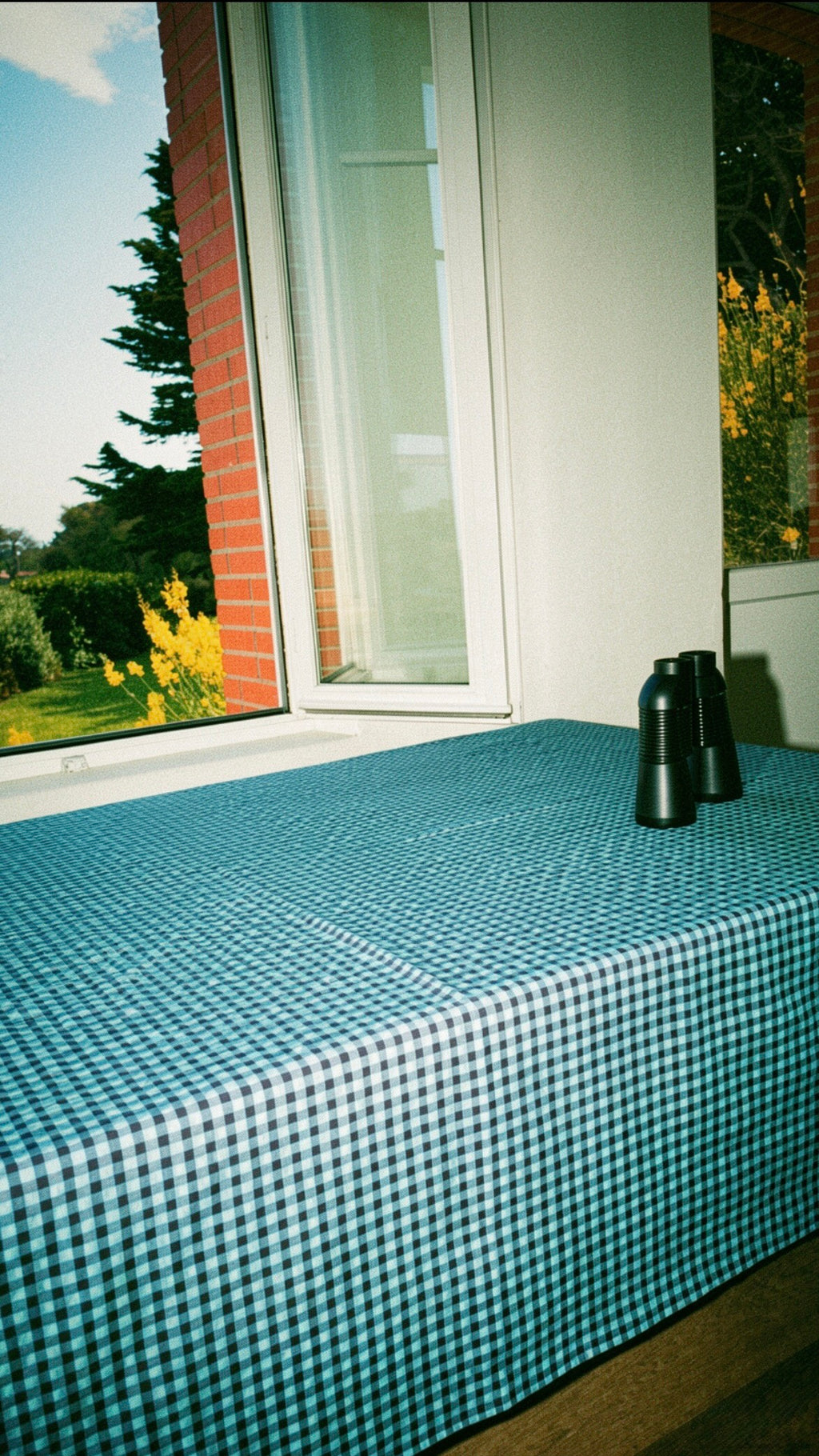 Nappe Vichy Bleu & Bleu nuit LINJE