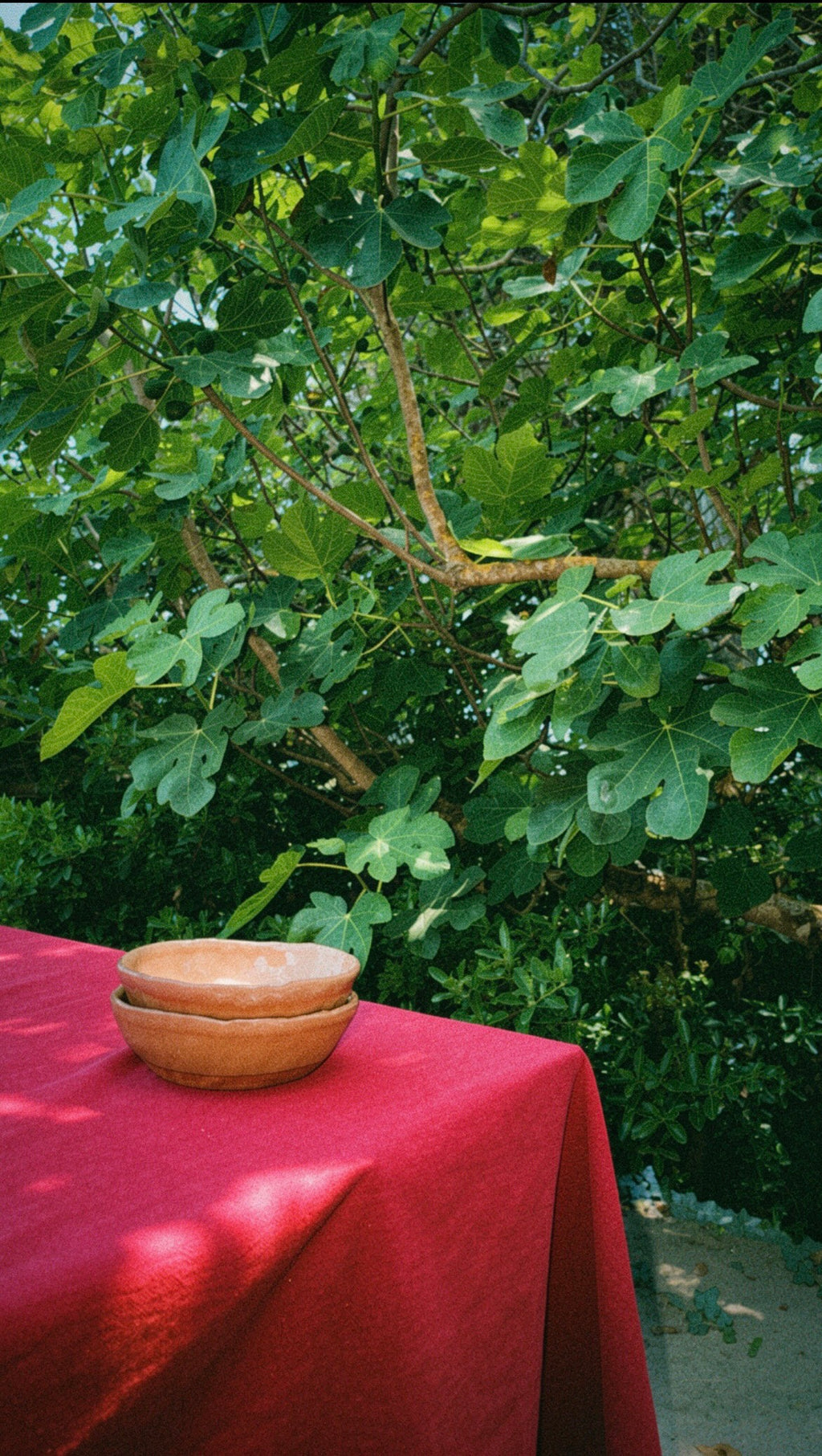Nappe Lin & Coton - Bordeaux LINJE