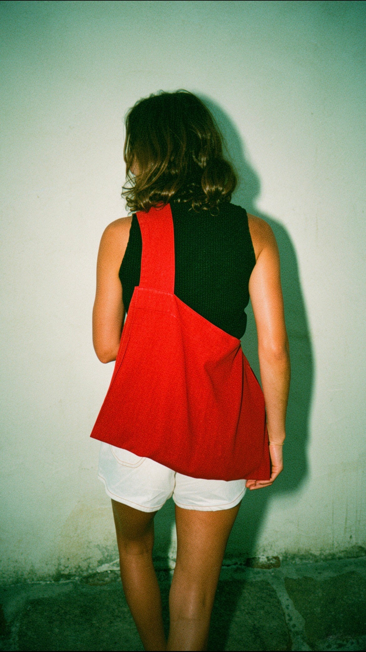 Sac Bandoulière Lin & Coton - Rouge LINJE