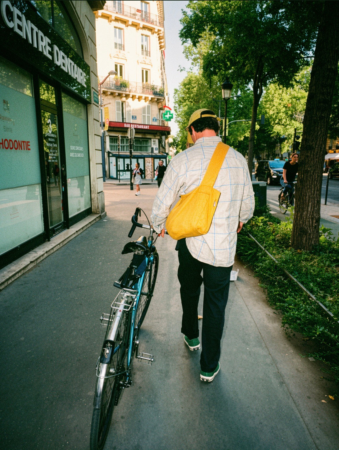 Sac Bandoulière Lin & Coton - Jaune LINJE