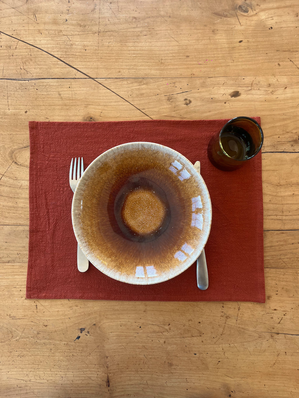 Set de table Lin & Coton - Terracotta LINJE