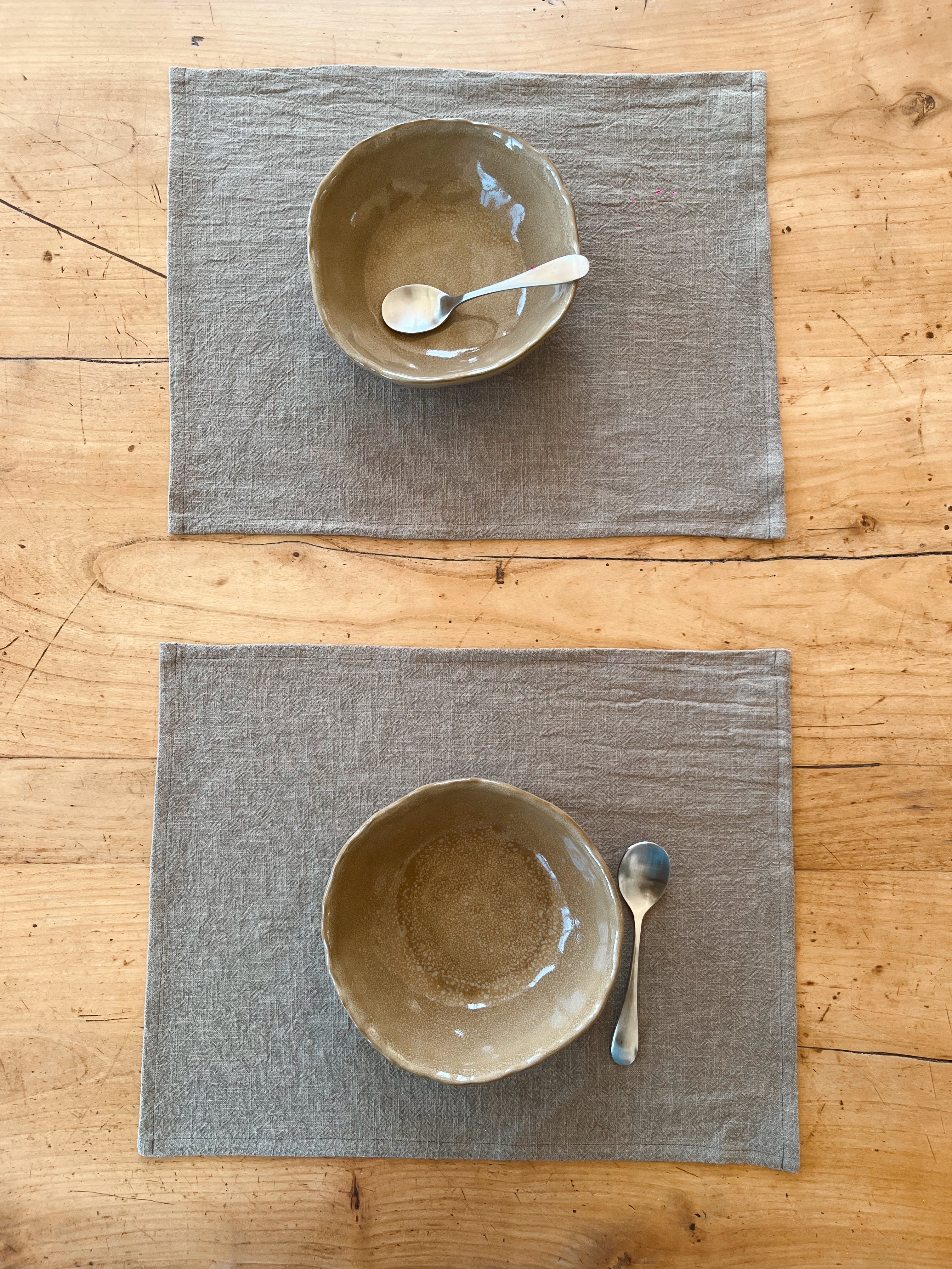 Set de table Lin & Coton - Brun LINJE