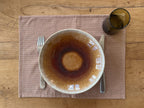 Set de table - Mini Vichy Rose Poudré & Brun LINJE
