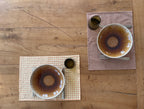 Set de table - Vichy Jaune & Abricot LINJE