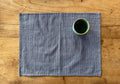 Set de table - Mini Vichy Bleu Lavande & Marron LINJE